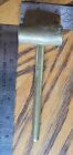 Vintage Non Sparking Brass MALLET Hammer, 6"  Long, 12 oz Total 