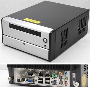 Quiet Mini-Pc " Cube " 1600MHz S-VIDEO TV Out DVD Rw 160 GB 1 GB 12 V Power - Picture 1 of 1