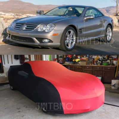 Cubierta de coche interior elástica satinada a prueba de polvo para Mercedes Benz SL550 SL500 SL450 Foto 1 de 4