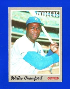 1970 OPC O-Pee-Chee BASEBALL #34 WILLIE CRAWFORD LOS ANGELES DODGERS (SB1) - Bild 1 von 2