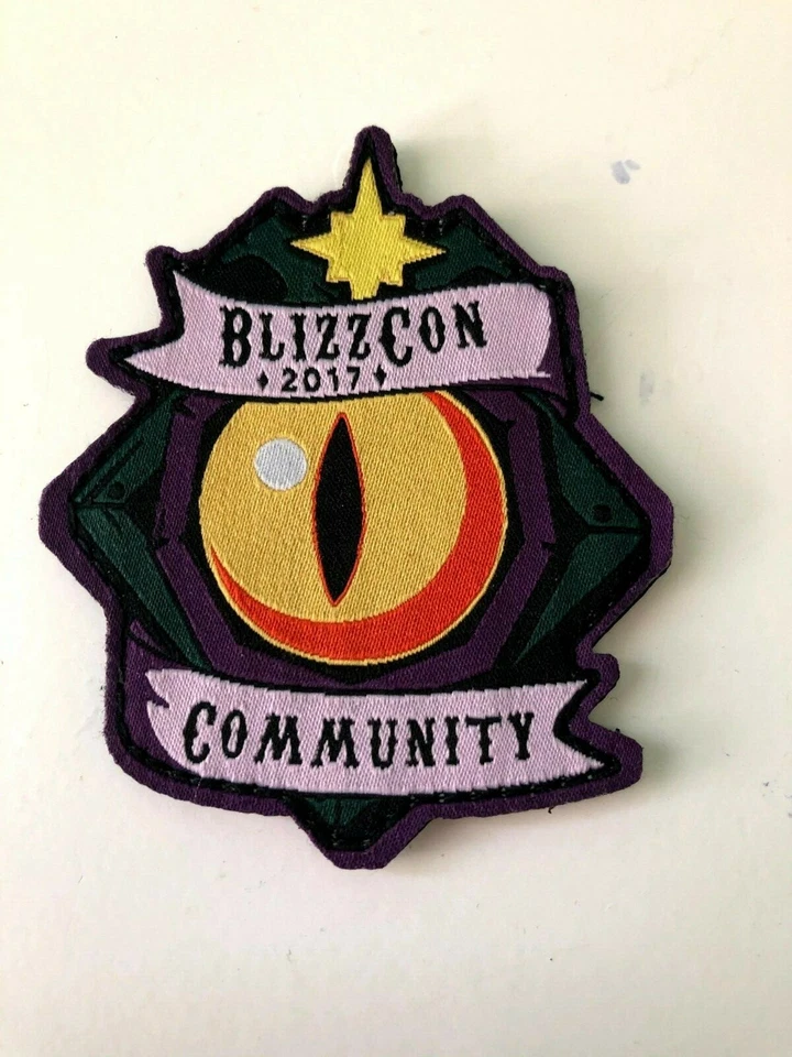 Blizzcon 2017 Community Badge RAREST Patch Blizzcon Exclusive - Image 1 of 2