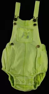 J. Crew Kinder Baby Sweat Wash Blase Overall SG1 grün Größe 6 Monate neu mit Etikett - Bild 1 von 3