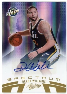2010-11 Absolute Memorabilia Spectrum Signatures GOLD Deron Williams Auto #25/25 - Picture 1 of 2