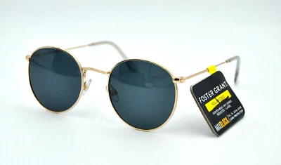 Gafas de sol polarizadas redondas doradas unisex Foster Grant FG MP 20 14 710 100 % UV Foto 1 de 4