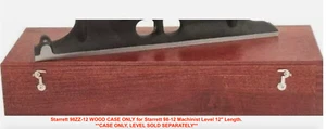 SOLO ESTUCHE DE MADERA Starrett 98ZZ-12 para maquinista Starrett 98-12 nivel 12" longitud - Imagen 1 de 2