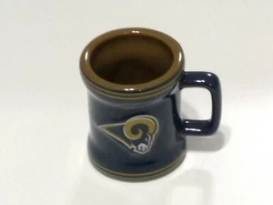 Los Angeles Rams Mug Style Shot Glass! Shipping Discount for Multiple! Sku#7 - Picture 1 of 2