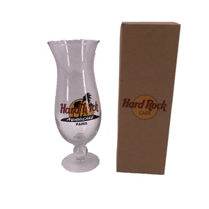 Hard Rock Cafe Hurricane Glass with Original Box Paris - Picture 1 of 11