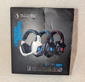 SADES SA738 Stereo Gaming Headset Sound PC Headsets Over-Ear - Picture 1 of 8