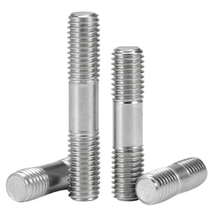 A2/304 Stainless Steel M8 - M16 Double End Threaded Stud Bar Rod Bolts Screws - Picture 1 of 112
