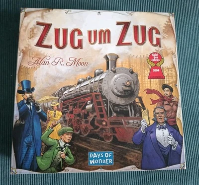 Zug um Zug Days of Wonder Spiel des Jahres 2004 Brettspiel Vollständig - Bild 1 von 4