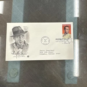 1997 First Day Cover - Legends of Hollywood = Humphrey Bogart - Picture 1 of 2