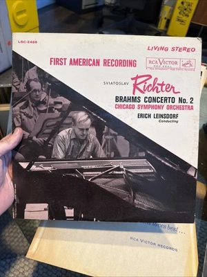 LSC-2466 Richter Brahms Concerto no. 2 Leinsdorf RCA Living Stereo Shaded Dog SD - Image 1 of 4