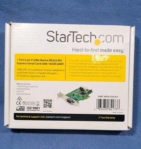 StarTech Low Profile PCI Express Serial Card 1 Port - Picture 1 of 5