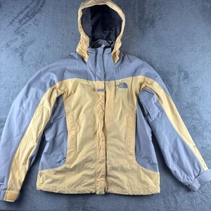 Chaqueta para mujer The North Face M amarilla gris impermeable con capucha exterior - Imagen 1 de 15