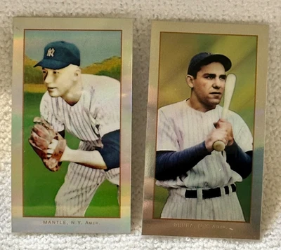 2009 Mickey Mantle /749 Yogi Berra eTOPPS T206 Topps Tribute - Image 1 of 2