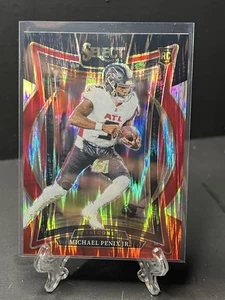 Panini Select 2024 - Concourse Michael Penix Jr. #80 negro y rojo Shock Prizm... - Imagen 1 de 2