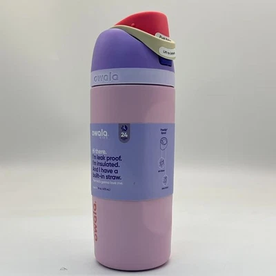 16oz Kids Owala Blossom Bunny FreeSip Water Bottle Sport Mug - Image 1 of 4