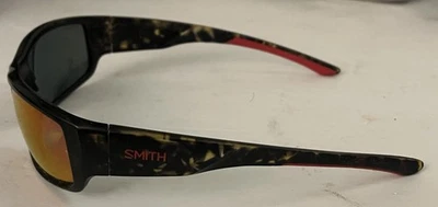 Очки солнцезащитные Smith Optics Survey поляризованные линзы матовые камуфляжные / красная полоса *ЧИТАЙТЕ - Изображение 1 из 4
