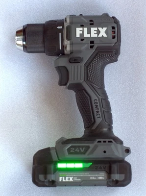 Flex FX1131 1/2" Cordless Compact Drill Driver 24V with 2.5ah Lithium Battery - Image 1 of 4