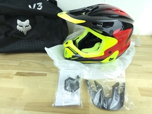 Casco todoterreno Fox Racing V3 Revise MIPS EPS forro iónico anillo en D DOT rojo/amarillo M - Imagen 1 de 24