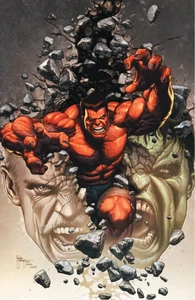 Red Hulk 1 Mico Suayan Variant B Virgin LTD 1000 CB - Picture 1 of 1