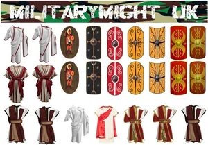 1 32 - 1 35 ESCALA ESCUDOS ROMANOS ROPA DE GUERRERO CALCOMANÍA DIORAMA - Imagen 1 de 4