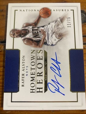 Rafer Alston 2015-16 Panini National Treasures Hometown Heroes /75 Auto New York - Image 1 of 2