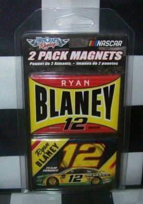 RYAN BLANEY #12 MENARDS 2 PACK WINCRAFT NASCAR RACING MAGNETS - Image 1 of 4