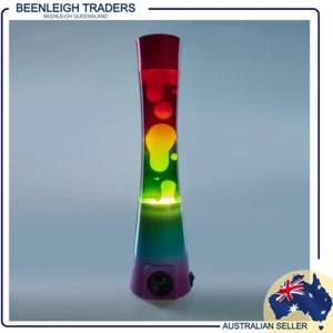 RAINBOW LAVA MOTION LAMP & BLUETOOTH SPEAKER Australian Wall Plug SSA Certified - Picture 1 of 10