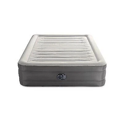 Intex 337-03-7616 Air Bed, Size Queen - Gray
