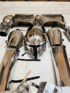 Mandalorianer Ganzkörper Rüstung Kostüm inspiriert Ganzanzug Star Wars - Bild 1 von 4