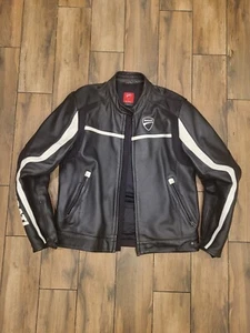 Men's Dainese Ducati Leather Jacket, Size 56eu Flawless - Picture 1 of 6