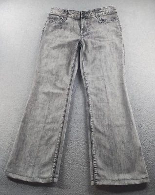Chico’s Platinum Women's Jeans Gray Size 1.5 Ultimate Fit Barely Flare 29" Denim - Image 1 of 4