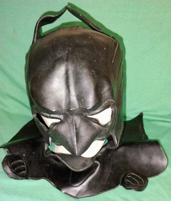 Vintage 1995 Rubies Batman Sonar Cowl Latex Rubber Mask - RARE - Image 1 of 4