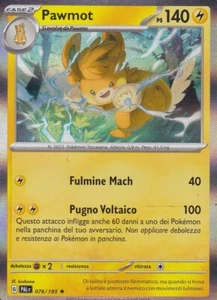 CARTA POKEMON - PAWMOT - 076/193 - PS 140 - HOLO - RARA - IN ITALIANO - Foto 1 di 1