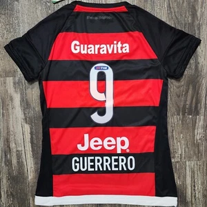 Camiseta de fútbol local Adidas Flamengo 2015 Paolo Guerrero para mujer S Brasileirao Perú - Imagen 1 de 8