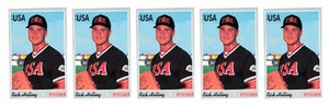 (5) 1992 Baseball Card Monthly #83 Rick Helling Baseball Card Lot Team USA