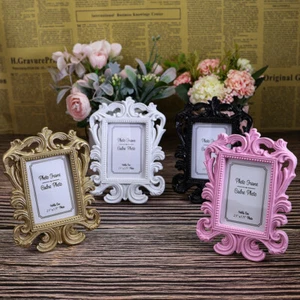 Ornament Resin Textured Picture Frame European Baroque Small Picture Frame - Photo 1 sur 17
