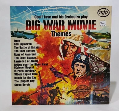 Geoff Love & His Orchestra - Big War Movie Themes - Music Vinyl Record - Image 1 of 4