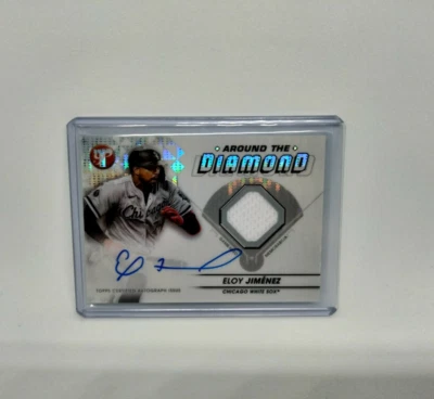 2023 Topps Pristine Eloy Jimenez- Around The Diamond Auto Relic Refractor 88/99 - Image 1 of 2
