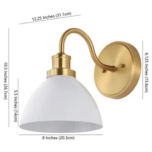 Safavieh GENETTA 12.25" WALL SCONCE, Reduced Price 2172737526 SCN4070A - Picture 1 of 5