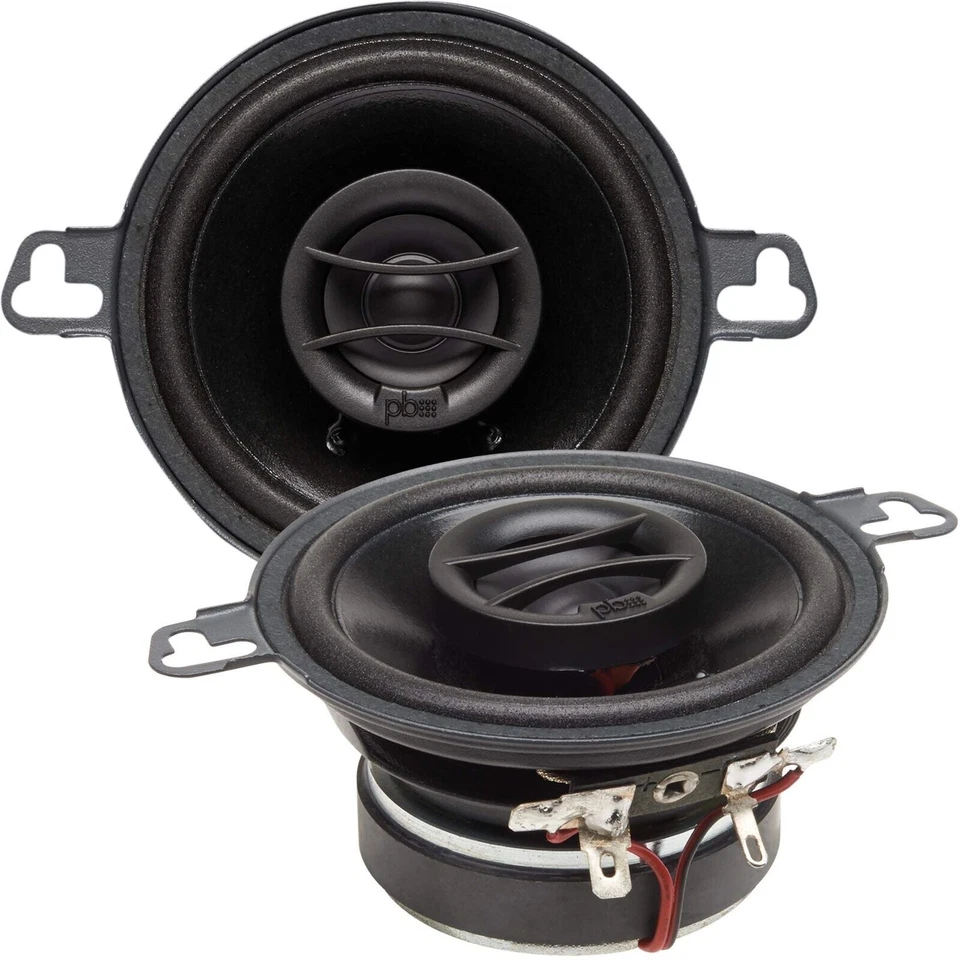 Powerbass S-3502 - 3.5" 2-Way Coaxial Car Speakers 180 Watts Total - Image 1 of 1