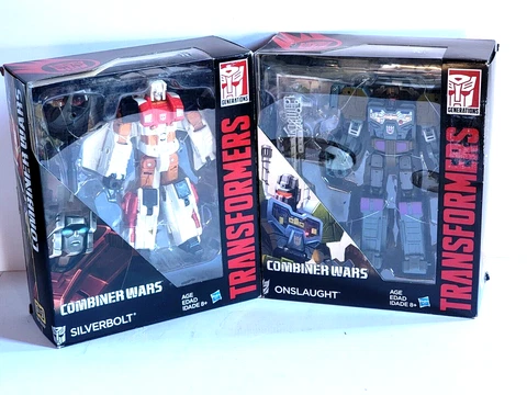 HASBRO TRANSFORMERS GENERATIONS COMBINER WARS SILVERBOLT & ONSLAUGHT LOT OF 2 Cover