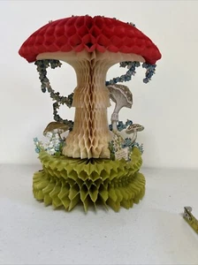 Pop up 3D epoca vittoriana tedesca non dimenticarmi San Valentino con albero a nido d'ape - Foto 1 di 7