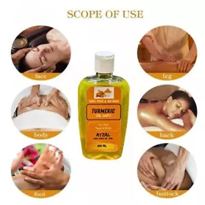 Premium Ayzal Turmeric Oil – 100% Natural Care for Hair, Face, and Body - Picture 1 of 9