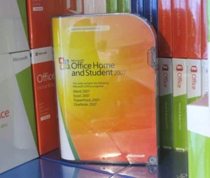 Microsoft Office 2007 Home Student 3 User Word Excel Powerpoint Windows 10 11 - Picture 1 of 4