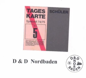 Ticket / Eintrittskarte 74/75 Liga FC Schalke 04 - VfB Stuttgart - Bild 1 von 1