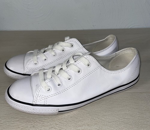 Converse donna basse in pelle tutte le stelle taglia 6