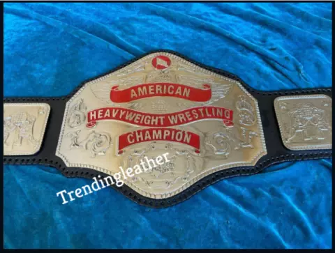 AMERICAN HEAVYWEIGHT WRESTLING CHAMPIONSHIPS BELT ADULT SIZE Cover