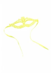Neon Masquerade Mask Eyemask Eye Fancy Dress Fluro Rave 90's Lace Filigree Ball - Picture 1 of 7